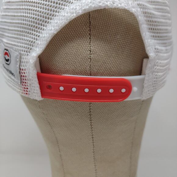 CountryMark Co-Alliance Mesh Back Snapback Hat Black White Embroidered Logo OSFA - Picture 9 of 12